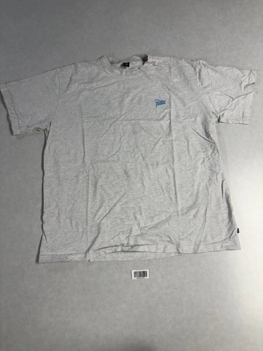 Patta Mens Perfect Hug T-Shirt Blue Graphic Bear Gray Size XXL